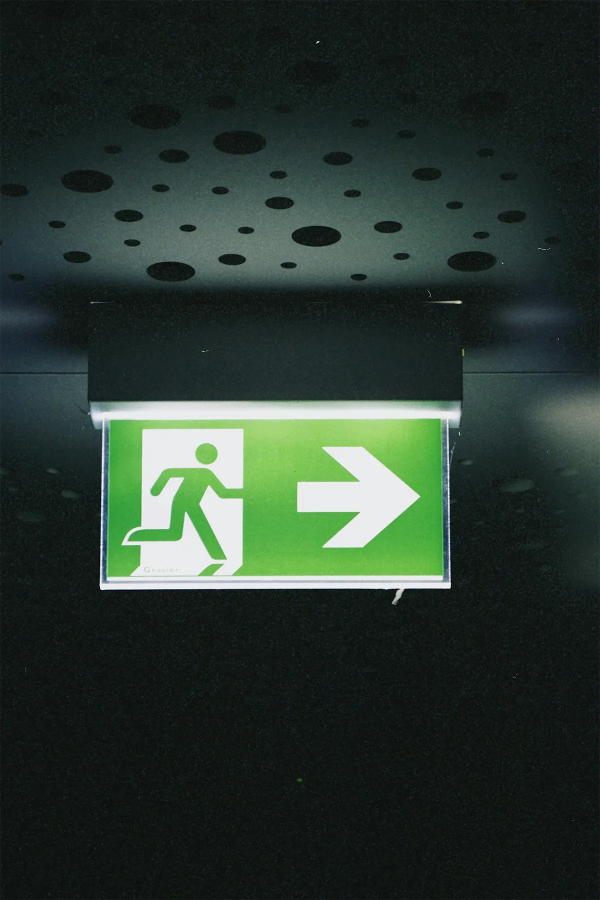 Emergency and exit lighting installation
